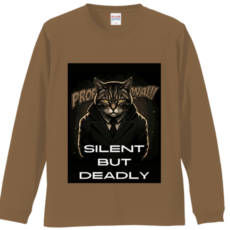 プロが殺し屋だった頃のリブ付 ロングスリーブＴシャツ