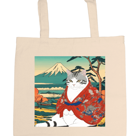 「御餅」の浮世絵風キャンバストートM