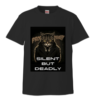 プロが殺し屋だった頃のアメコミ風ハイクオリティTシャツ[ロゴ有り]
