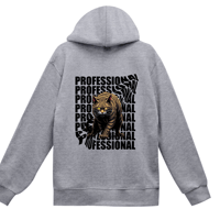 PROFESSIONALなプロのジップアップパーカー（バックプリント）