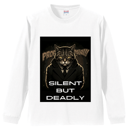 プロが殺し屋だった頃のリブ付 ロングスリーブＴシャツ
