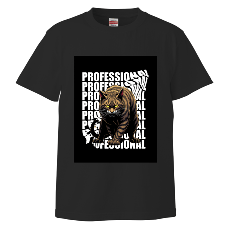 PROFESSIONALなプロのTシャツ[黒背景]