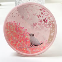 【コースターとして使いづらい】遠山の姫さん桜吹雪キラキラコースター
