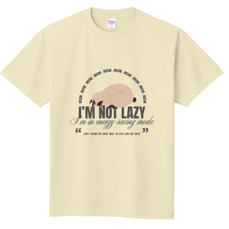 なまけてないよ？ぼくだいずTシャツ