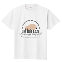なまけてないよ？ぼくだいずTシャツ