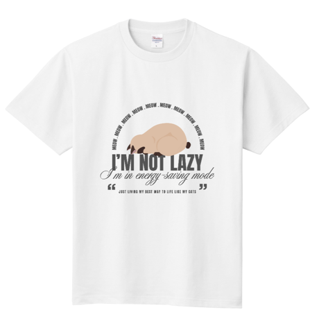なまけてないよ？ぼくだいずTシャツ