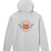 [NEKO MASTER]ロゴ入りバックプリント軽量ジップパーカー（バックプリント）
