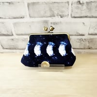（ねこ玉×肉球口金）親子がま口*宇宙1