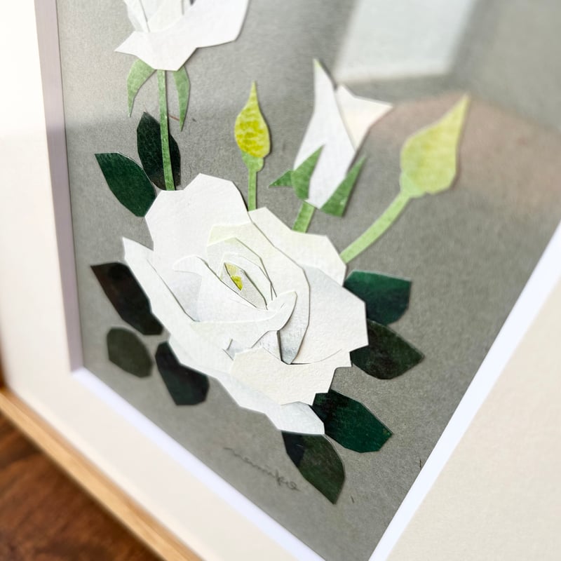 バラ（しろ） | Namiko Yokoki Artworks