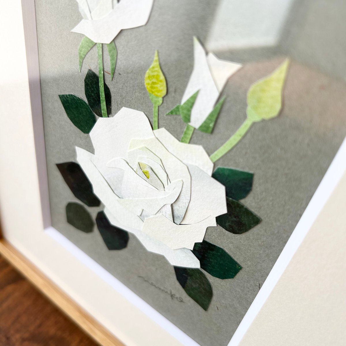 バラ（しろ） | Namiko Yokoki Artworks