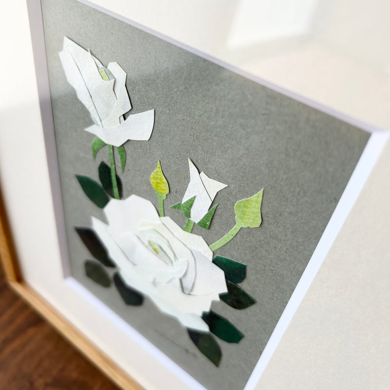 バラ（しろ） | Namiko Yokoki Artworks