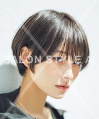 【1オーナー限定】黒髪ナチュラルマッシュシートサロンスタイル画像　HAG5