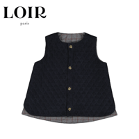 【LOIR paris】 GABRIEL sleeveless jacket - Blue