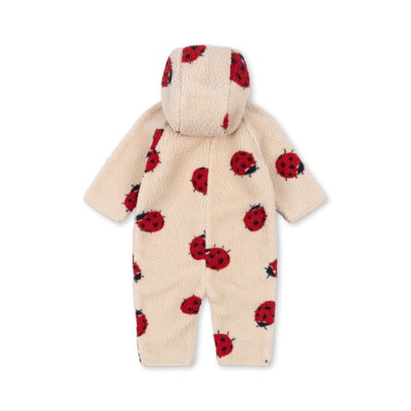 【 Konges sløjd 】 ※訳あり JODY TEDDY ONESIE GRS / LADYBUG SAND