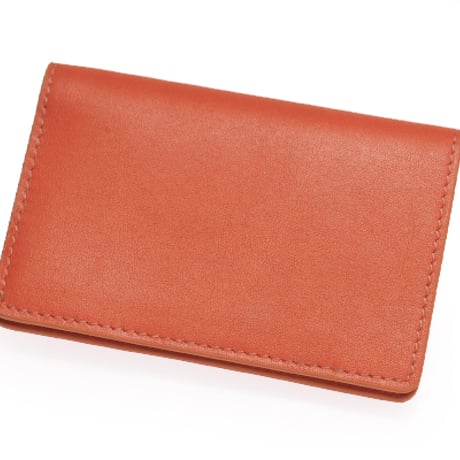 【閉店セール・定価4290円→2090円】Teo（テオ）本革マチあり名刺入れ・スムースレザー【11cm x 7.5cm x 2cm】