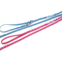 小型犬＆猫用の名前入りリード【長さ約１０５cm・幅１cm】