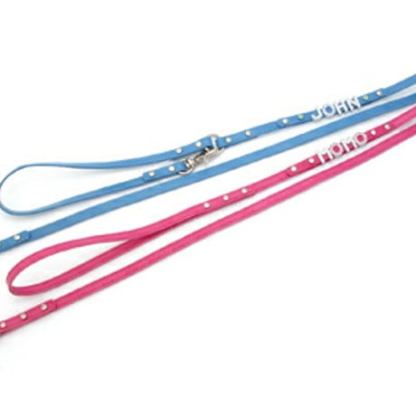 小型犬＆猫用の名前入りリード【長さ約１０５cm・幅１cm】