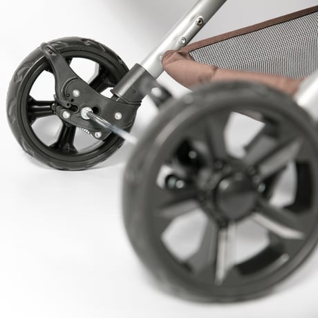 【閉店セール・定価27500円→11000円】※カラーはブラックのみ　ポンポリース中型・多頭用バギーカーブラック　対面式切り替えカート