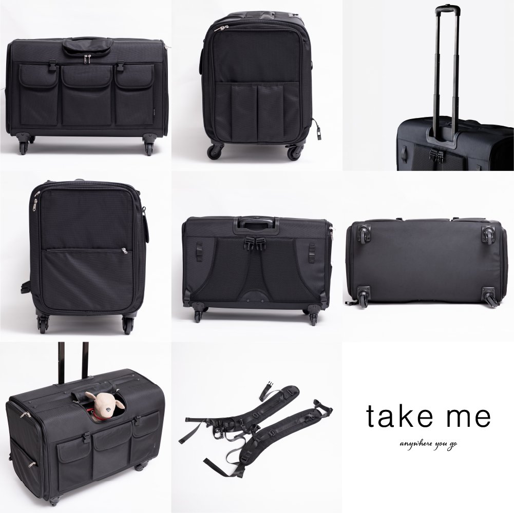 武*尊様 TAKE ME ブラック ペットキャリーLサイズ Amazon | TAKE ME キャリーバッグLサイズ 中型犬用リュック