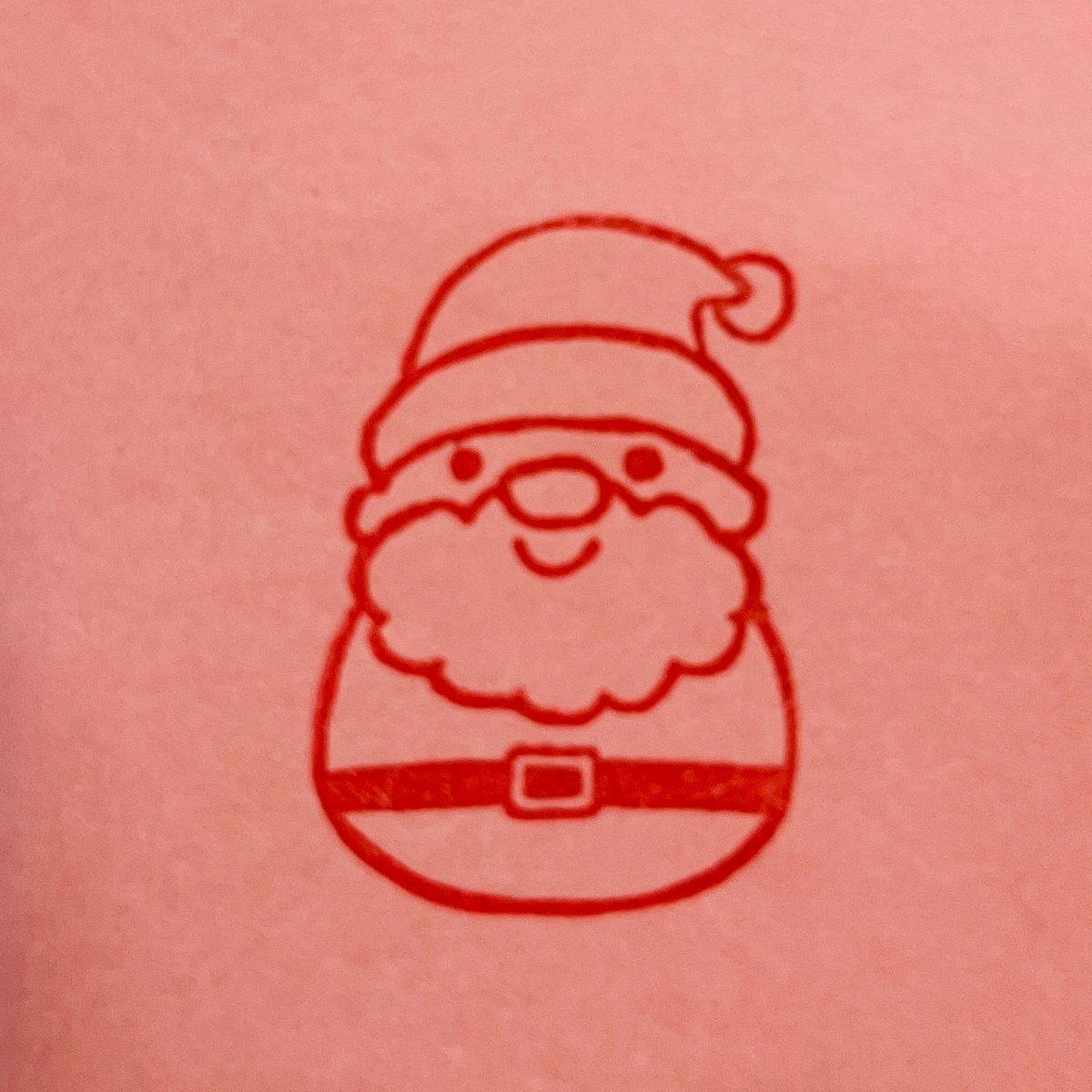 消しゴムはんこNo.468 サンタクロース merry christmas 消しゴムはんこNo.468 サンタクロース merry christmas