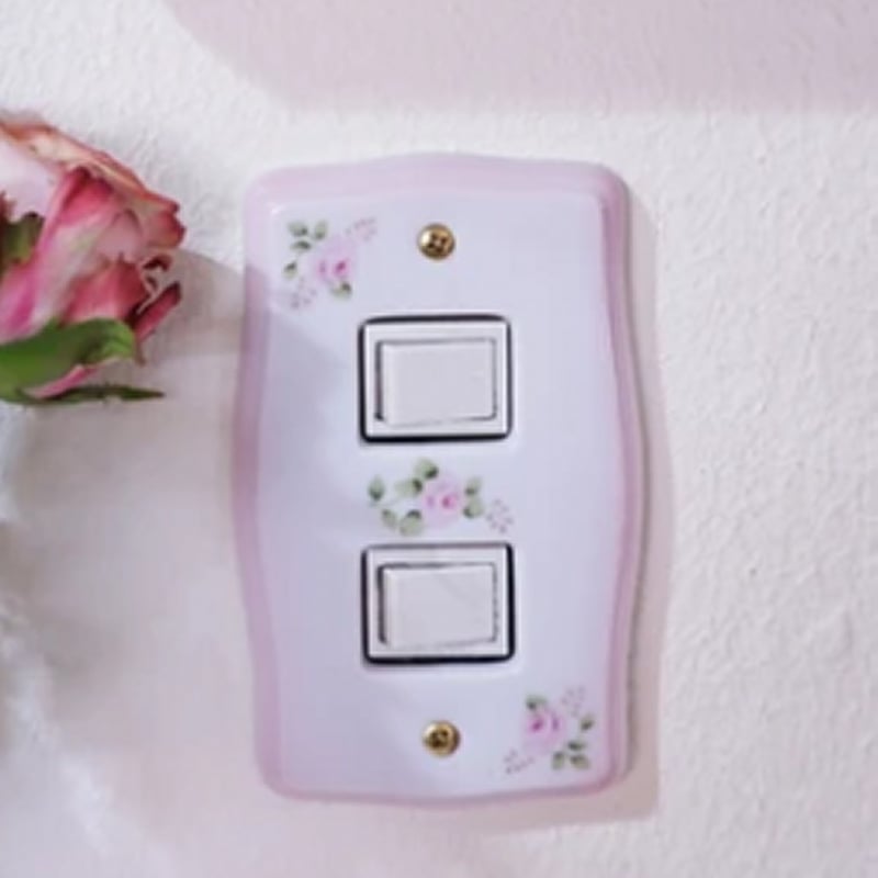 アンティーク バラ 花 横風 オイルランプ ピンク ヴィンテージ 