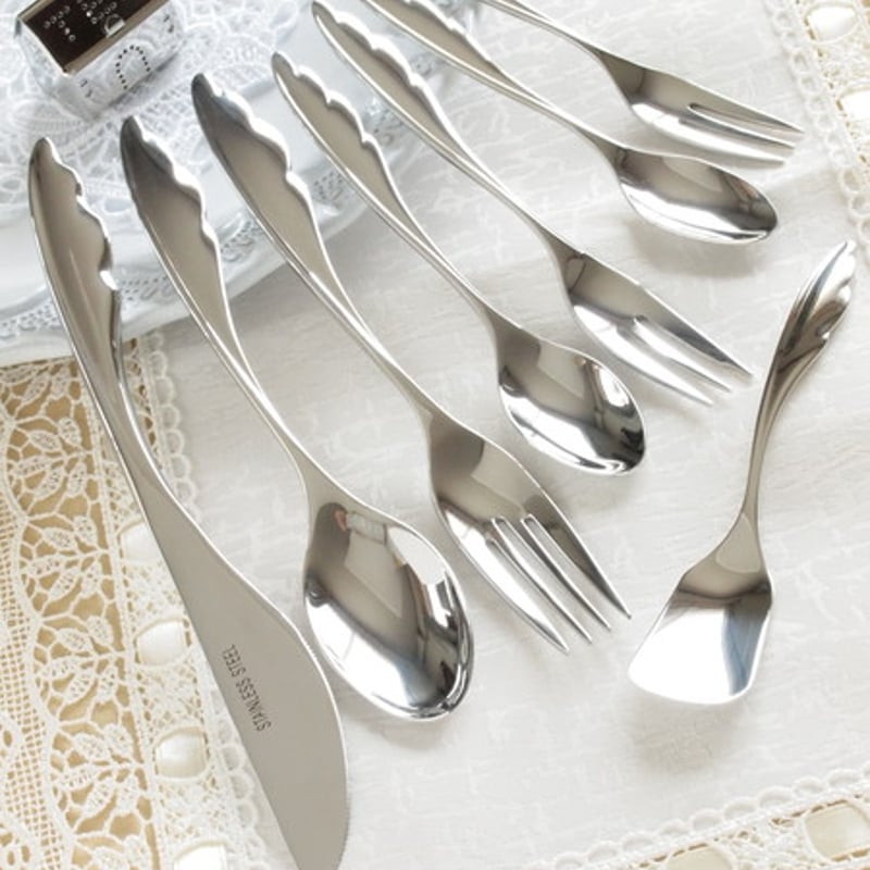 カトラリー 18-8ステンレス カトラリー L 天使の羽 キッチン