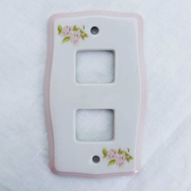 イマン ダイアナローズ スイッチプレート コンセントカバー 2穴