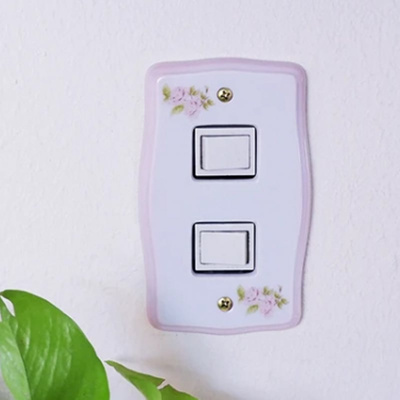 イマン ダイアナローズ スイッチプレート コンセントカバー 2穴