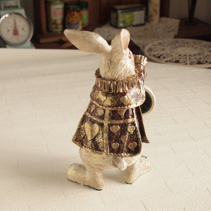 インテリア雑貨 不思議の国のアリス トランプウサギ うさぎ