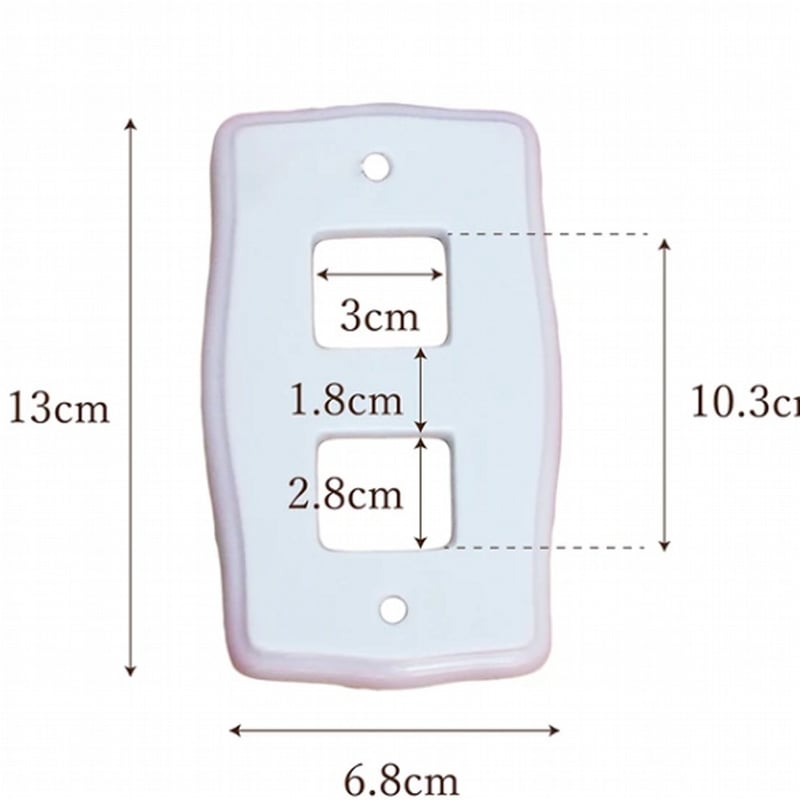 イマン ダイアナローズ スイッチプレート コンセントカバー 2穴 アンティーク調 | 雑貨屋...