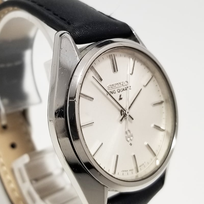 SEIKO】セイコー メンズ腕時計 キングクオーツ 4821-8000 皮ベルト