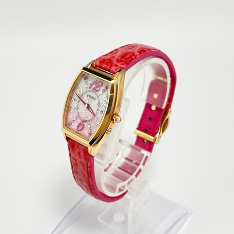 【SEIKO】セイコー 腕時計 LUKIA ルキア SAKURA 電波ソーラー 1B32-0AD0 デイト 限定2000本