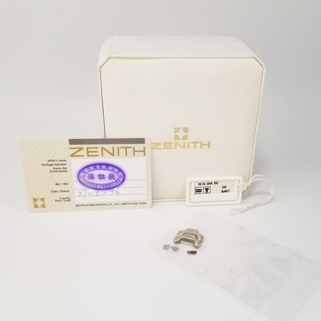 【ZENITH】ゼニス デファイ ムーンフェイズ トリプルカレンダー クォーツ 02.2000.393 白文字盤