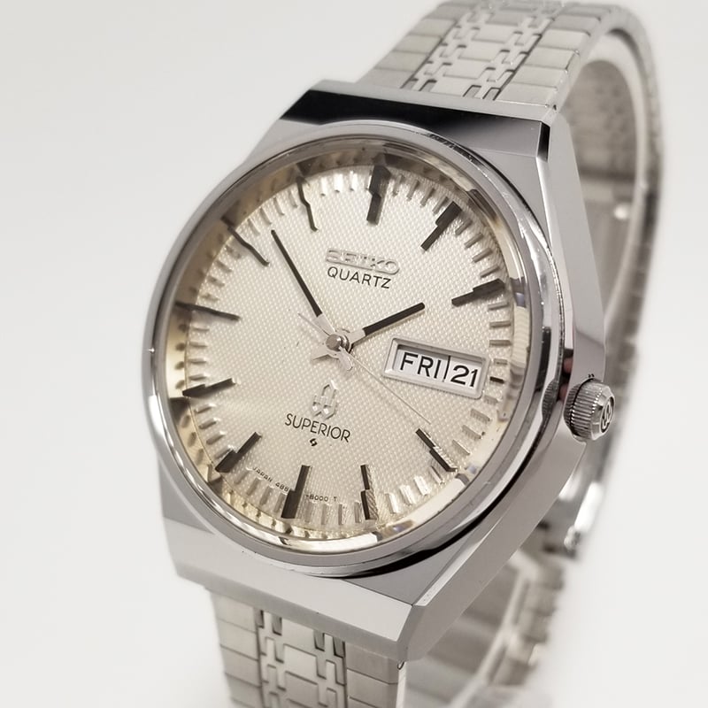 SEIKO】セイコー メンズ腕時計 SUPERIOR スーペリア 4883-8001 美品【