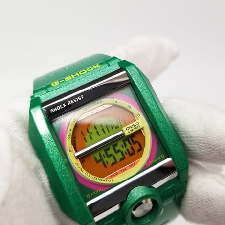 【CASIO】カシオ G-SHOCK Gショック G-8100D グリーン クォーツ【電池交換済 希少】