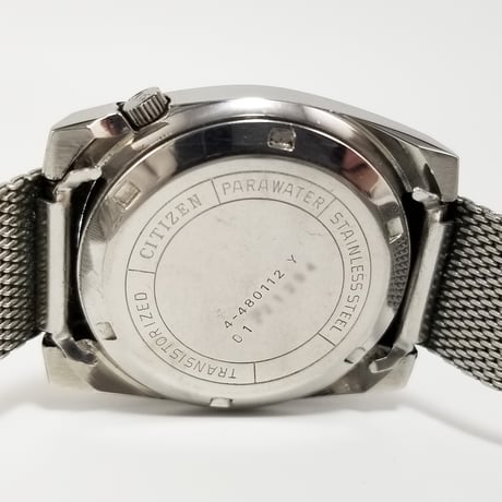 【CITIZEN】CITIZEN シチズン COSMOTRON コスモトロン 4-480112 稼働ジャンク クォーツ【電池交換済】