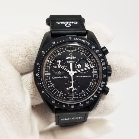【Swatch × Omega】スウォッチ × オメガ クォーツ ミッショントゥザムーンフェイズ スヌーピー SO33B700 新品同様