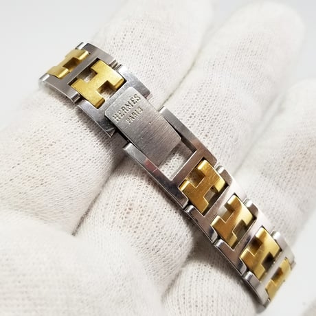 【HERMES】エルメス 腕時計 クリッパー クォーツ 稼働品 デイト 白文字盤