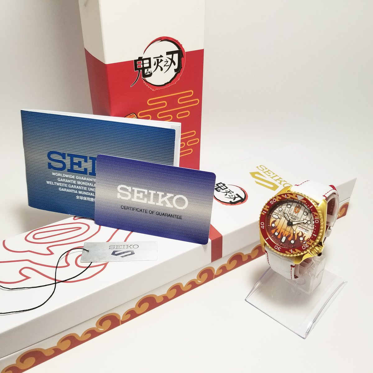 SEIKO】鬼滅の刃コラボモデル 極美品 付属品あり SEIKO セイコー 