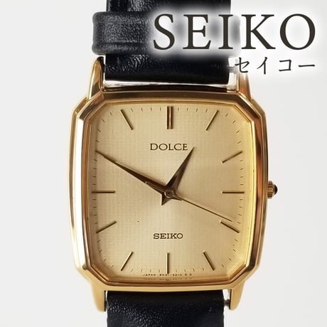 SEIKO】セイコー メンズ腕時計 ドルチェ クォーツ 稼働品 SEIKO】セイコー メンズ腕時計 ドルチェ クォーツ 稼働品