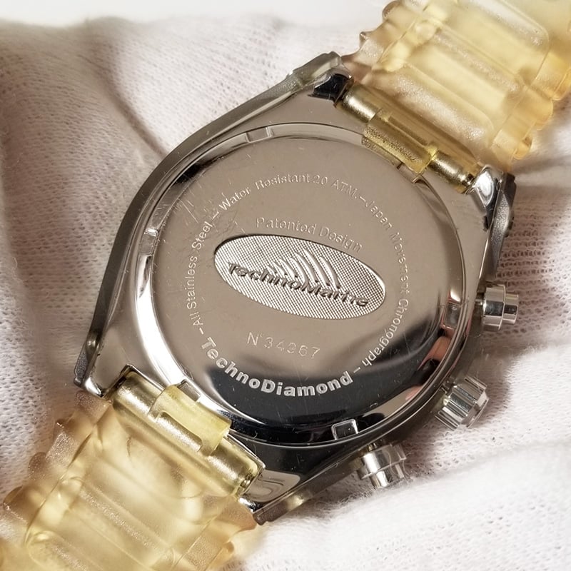 Techno Marine】テクノマリーン 腕時計 ダイヤベゼル シェル