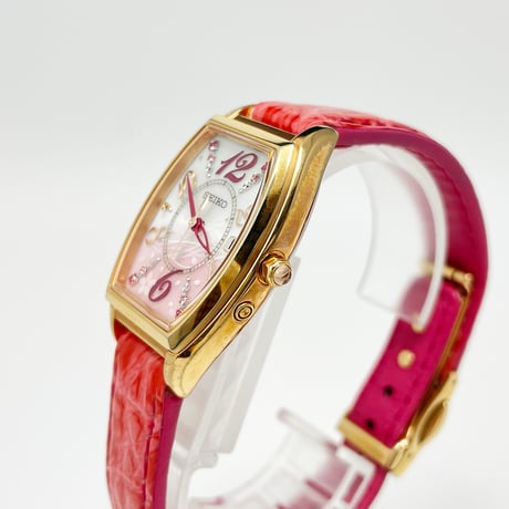 【SEIKO】セイコー 腕時計 LUKIA ルキア SAKURA 電波ソーラー 1B32-0AD0 デイト 限定2000本