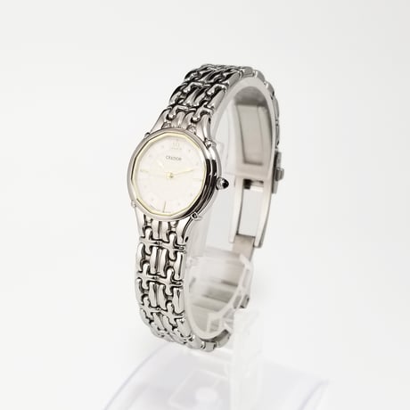【SEIKO】セイコー 腕時計 CREDOR クレドール クォーツ 稼働品 白文字盤 3針 7371-5030