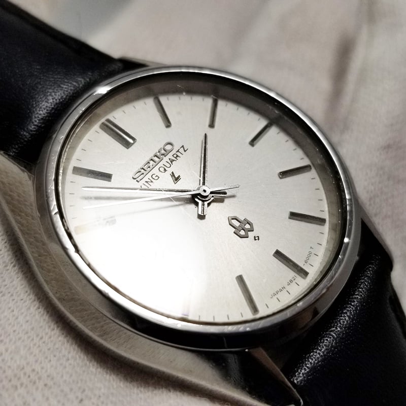 SEIKO】セイコー メンズ腕時計 キングクオーツ 4821-8000 皮ベルト