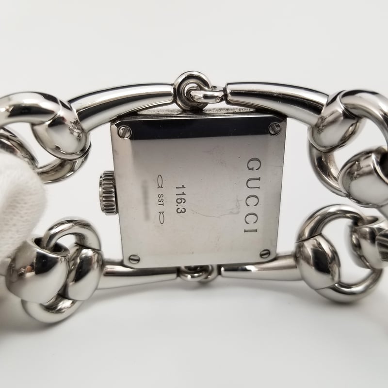 GUCCI】グッチ 腕時計 シニョーリア サイドダイヤ クォーツ 116.3
