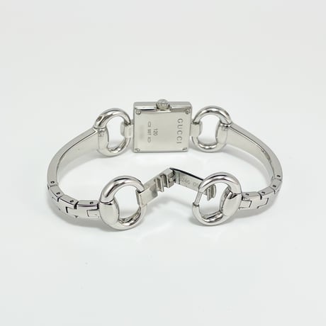 【GUCCI】GUCCI グッチ レディース腕時計 トルナヴォーニ シェル クォーツ 120 稼働 美品【電池交換済】