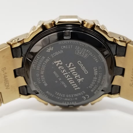 【CASIO】カシオ G-SHOCK Gショック フルメタル ゴールド GMW-B5000GD-9JF 電波ソーラー