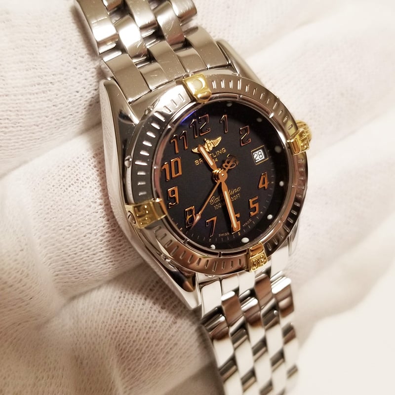 美品】ブライトリング レディース時計 カリスティーノ ビコロ B52045.1