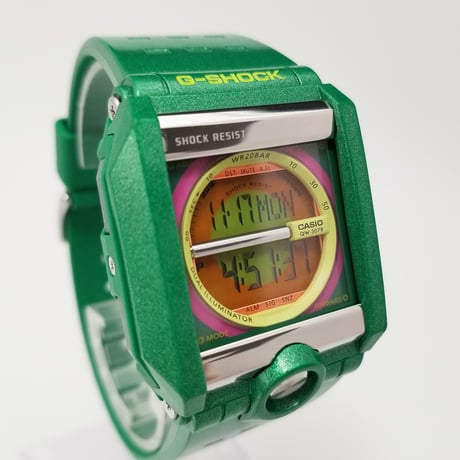 【CASIO】カシオ G-SHOCK Gショック G-8100D グリーン クォーツ【電池交換済 希少】