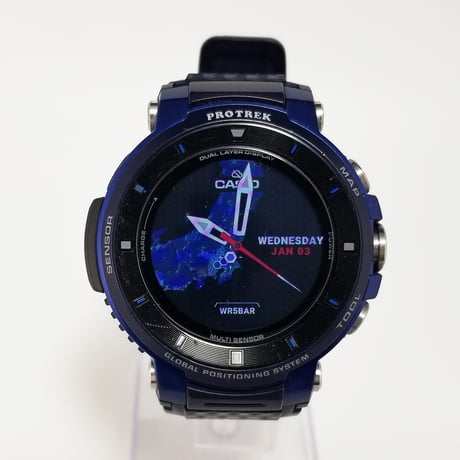 【CASIO】カシオ スマートウォッチ プロトレック スマート WSD-F30-BU